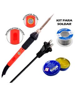 Kit Cautín 30W A 70W + Soldadura + Pasta WT-2120KIT3 WESTOR