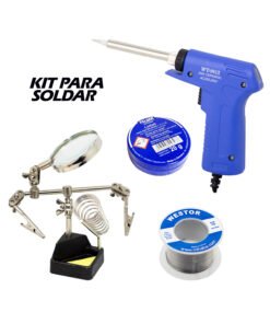 Kit Cautín + Soporte + Pasta + Estaño WT-9012-KIT4