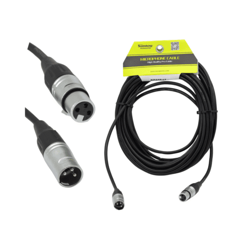 Cable Para Micrófono Jack XLR a Plug XLR 10m BB827/10M SOUNDKING