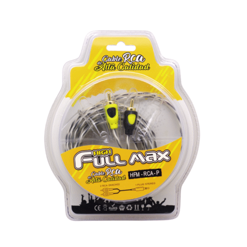 Cable X2 RCA a Plug Estéreo 3.5mm HFM-RCA-P (7M) HIGH FULL MAX - Imagen 5