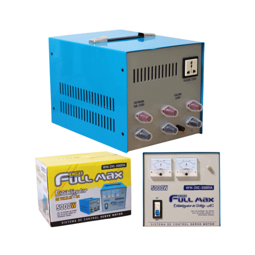 Estabilizador de Voltaje Servomotor 5000w HFM-SVC-5000VA HIGH FULL MAX
