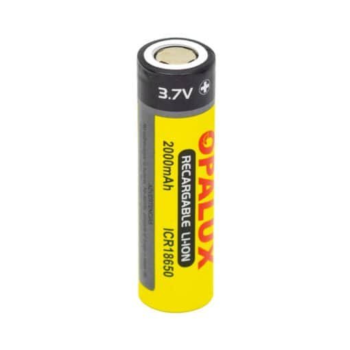 Baterías Recargables 18650 X2 (Fc) Li-Ion 3.7V 2000mAh Icr18650-20Ft(B2) OPALUX - Imagen 4