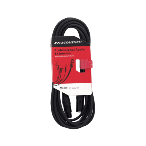 Cable Jack XLR BK a Plug XLR BK 5m LN-8006/5M L&N ACOUSTICS - Imagen 5