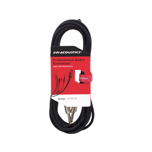 Cable de Plug Mono 6.3 mm a Plug Mono 6.3 mm 5metros LN-8083-5M L&N-ACOUSTICS - Imagen 4