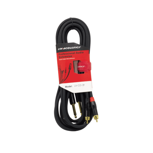Cable 2 Plug RCA a 2 Plug Mono 6,3 mm 3metros LN-C03-3M L&N-ACOUSTICS - Imagen 4