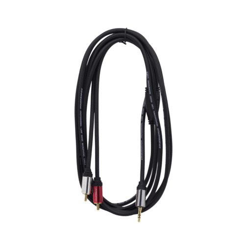 Cable Plug Estéreo 3.5mm Pin Dorado a 2 Plug RCA Pin Dorado 3m LN-C0503-3M L&N ACOUSTIC - Imagen 3
