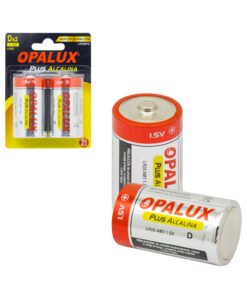 Pila Alcalina Tipo D 1,5V LR20BP2 OPALUX