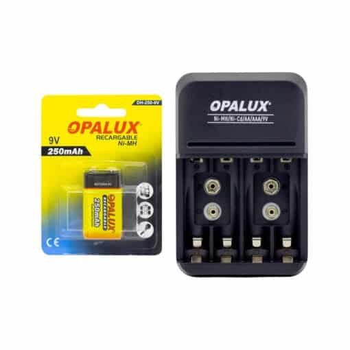 Kit Cargador de pilas + Batería Recargable MIHABA-DH-250-KT2 OPALUX