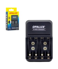 Alternative view of Kit Cargador de pilas 9V/AA/AAA con 2 pilas AA NiMH recargables MIHABA-DH2700AA-KIT2 OPALUX