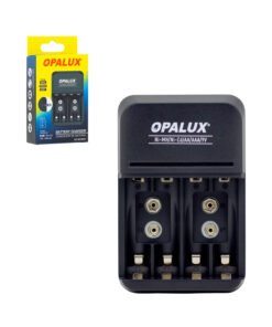 Alternative view of Kit Cargador de pilas 9V/AA/AAA con 4 pilas AA NiMH recargables MIHABA-DH2700AA-KIT3 OPALUX