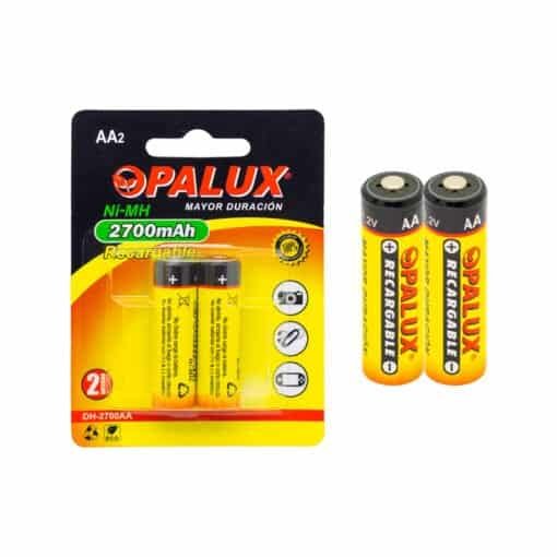 Kit Cargador de pilas 9V/AA/AAA con 4 pilas AA NiMH recargables MIHABA-DH2700AA-KIT3 OPALUX - Imagen 3