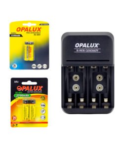 Kit Cargador + Pilas Recargables MIHABA-OP-BC8021-3 OPALUX