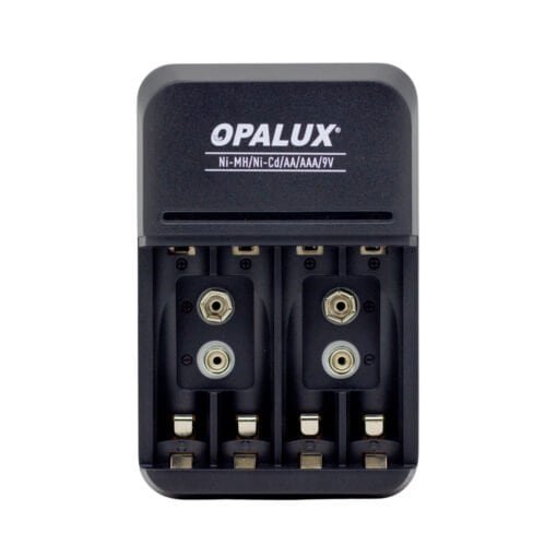 Cargador de Pilas AA/AAA/9V OP-BC8021 OPALUX - Imagen 3