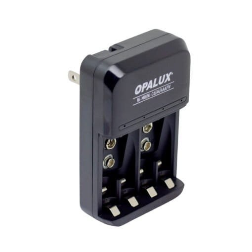 Cargador de Pilas AA/AAA/9V OP-BC8021 OPALUX