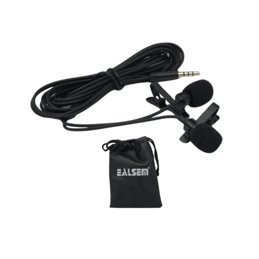 Micrófono Solapero doble 3.5mm P20 EALSEM