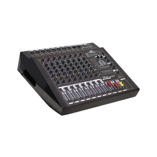 Consola 8 Canales, 2 Ventilador, 2 Ecualizador, BT, Phantom 2x 350w 99 Efectos PZ-YPMX809D POTTENZA - Imagen 2