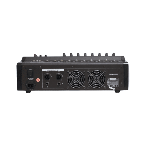 Consola 8 Canales, 2 Ventilador, 2 Ecualizador, BT, Phantom 2x 350w 99 Efectos PZ-YPMX809D POTTENZA - Imagen 4