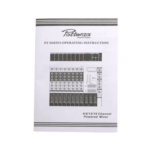 Consola 8 Canales, 2 Ventilador, 2 Ecualizador, BT, Phantom 2x 350w 99 Efectos PZ-YPMX809D POTTENZA - Imagen 7