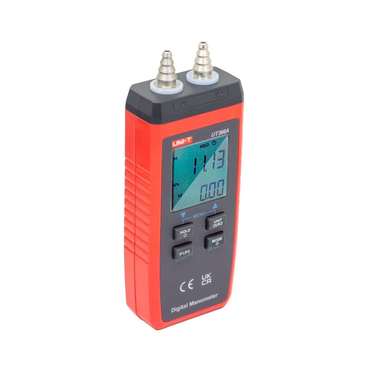 Manómetro Digital ±15,00 kPa / ±150,0 mbar / ±0,150 bar / ±2,175 psi UT-366A UNI-T - Imagen 3