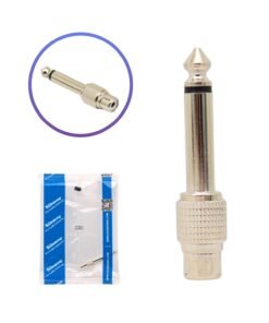 Adaptador Jack Rca A Plug Mono 6.3Mm CC301 SOUNDKING