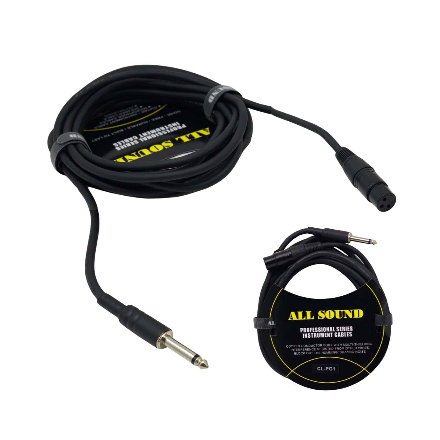 Cable De Audio Para Microfono XLR-PLUG CL-PG1-NG ALL SOUND