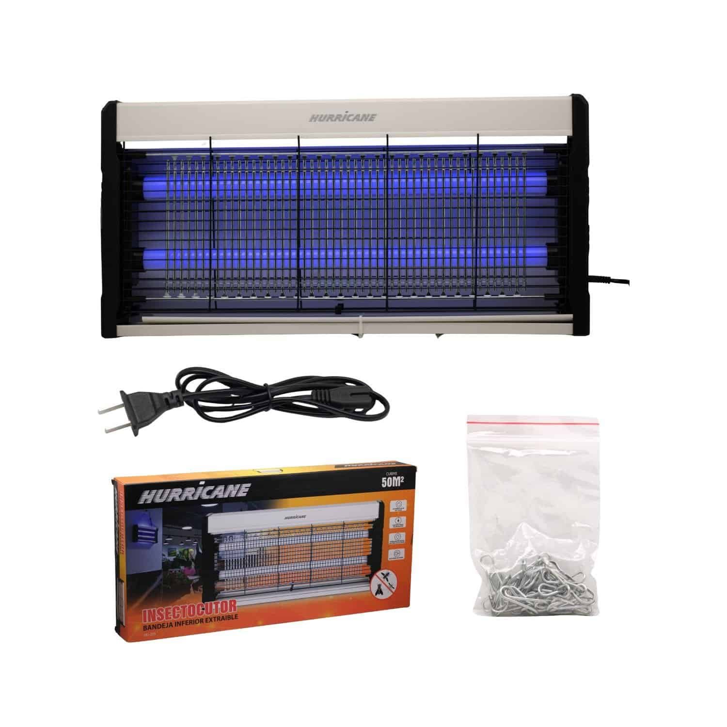 Insectocutor 2X10W De Bandeja Inferior Extraible HU-255 HURRICANE