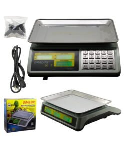 Balanza Digital Recargable Doble Display 40KG OP-608C OPALUX