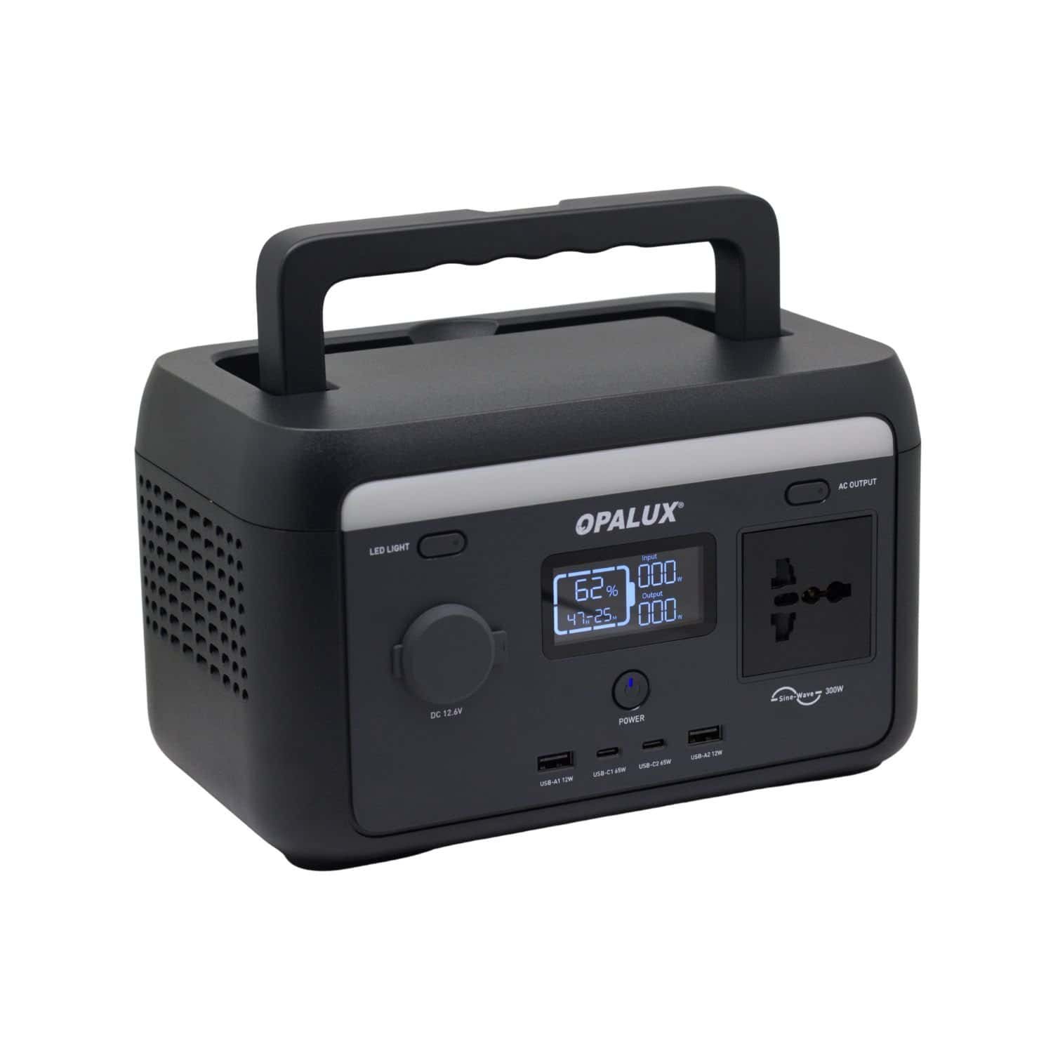 Estación de Energía Portátil 300W 220v OP-SR0KW3L OPALUX - Imagen 2