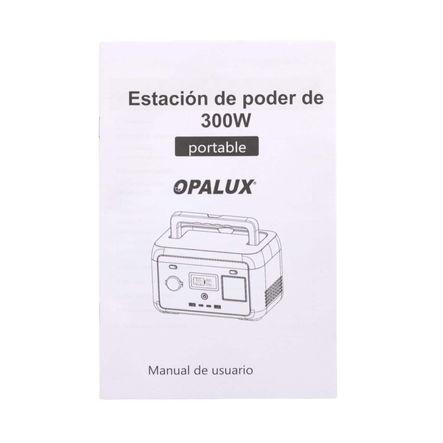 Estación de Energía Portátil 300W 220v OP-SR0KW3L OPALUX - Imagen 9