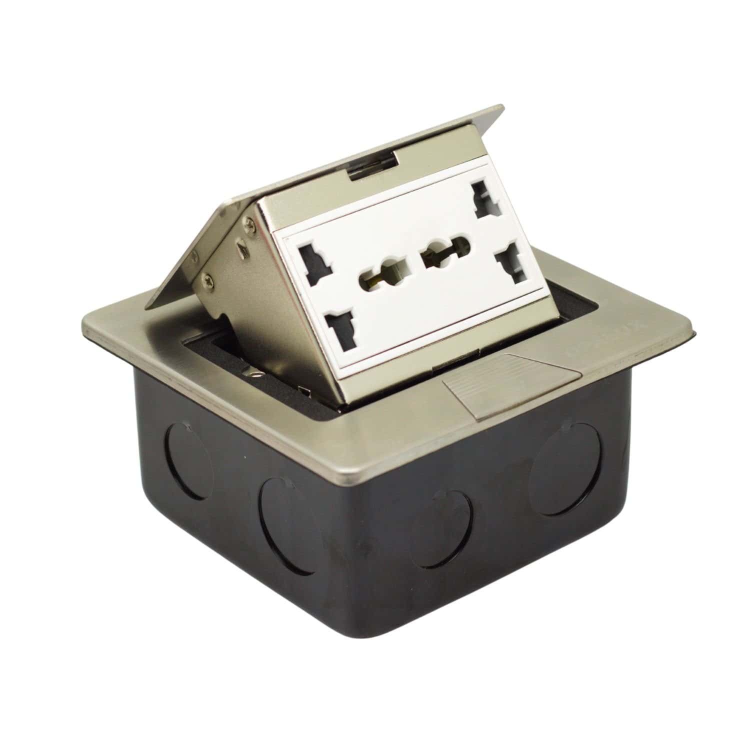 Tomacorriente Para Mueble 2 Tomas Múltiples + 1 Toma En Línea OP-UTS1SL OPALUX - Imagen 3