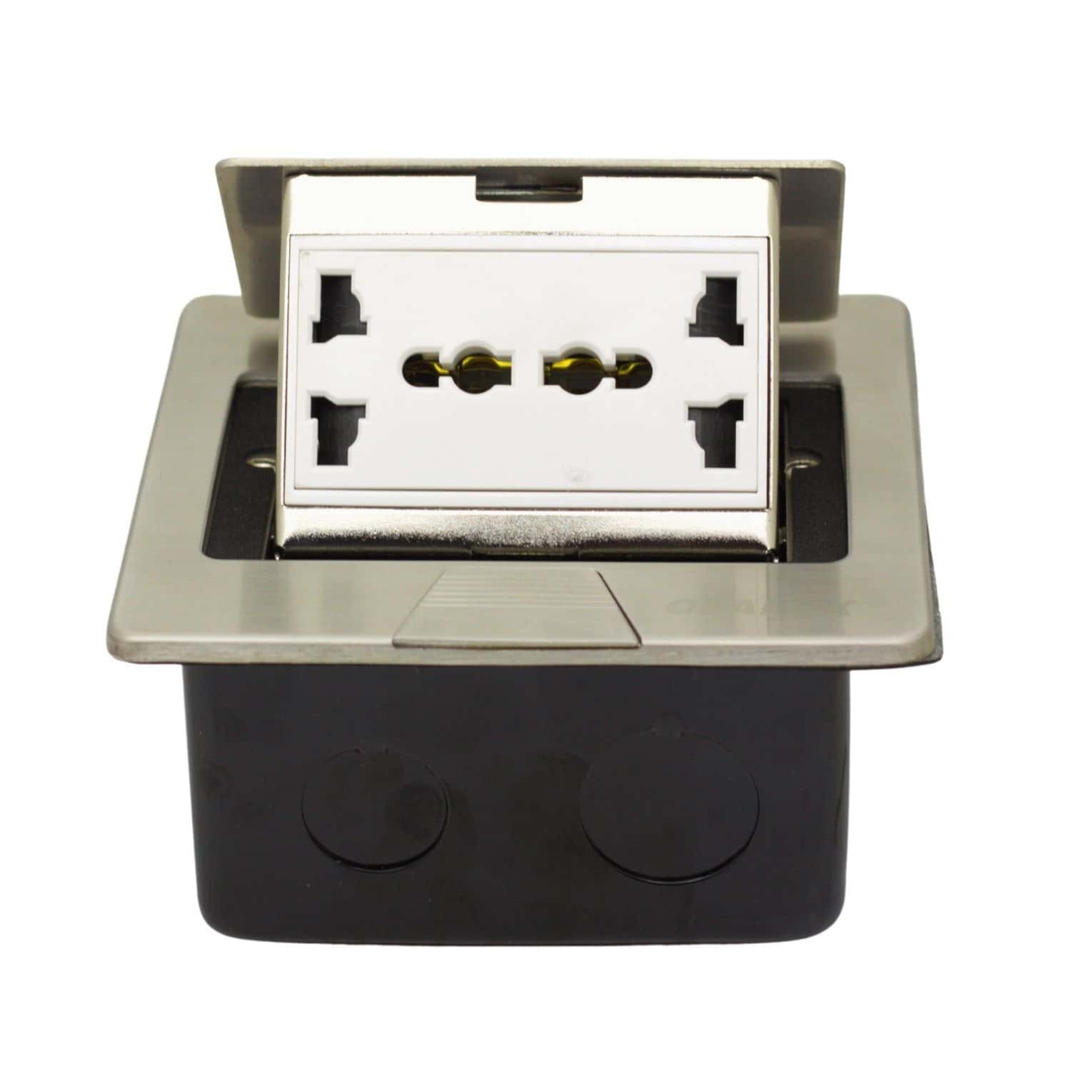 Tomacorriente Para Mueble 2 Tomas Múltiples + 1 Toma En Línea OP-UTS1SL OPALUX - Imagen 4