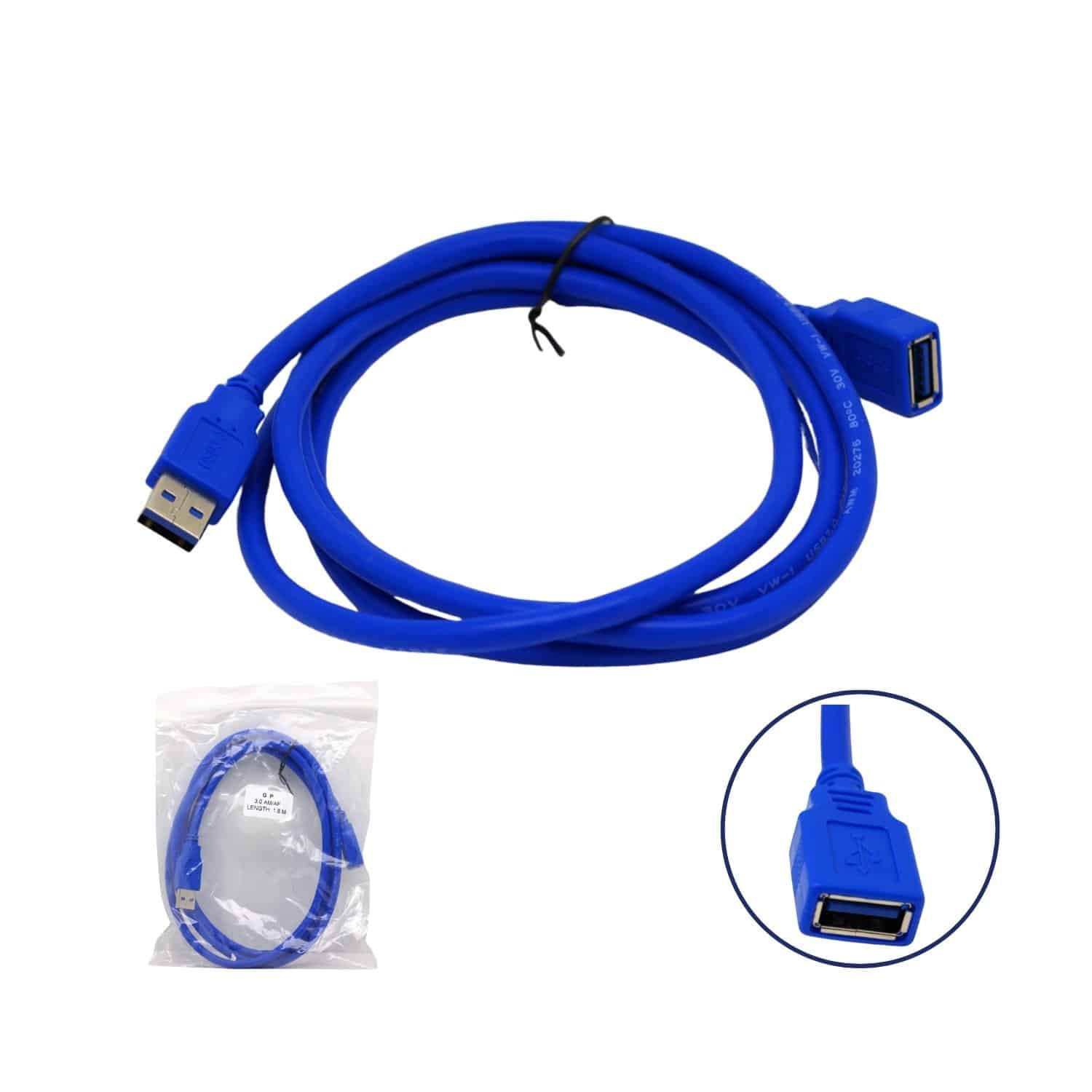 Cable de Extensión USB 3.0 de 1.8 metros 3.0AM/AF
