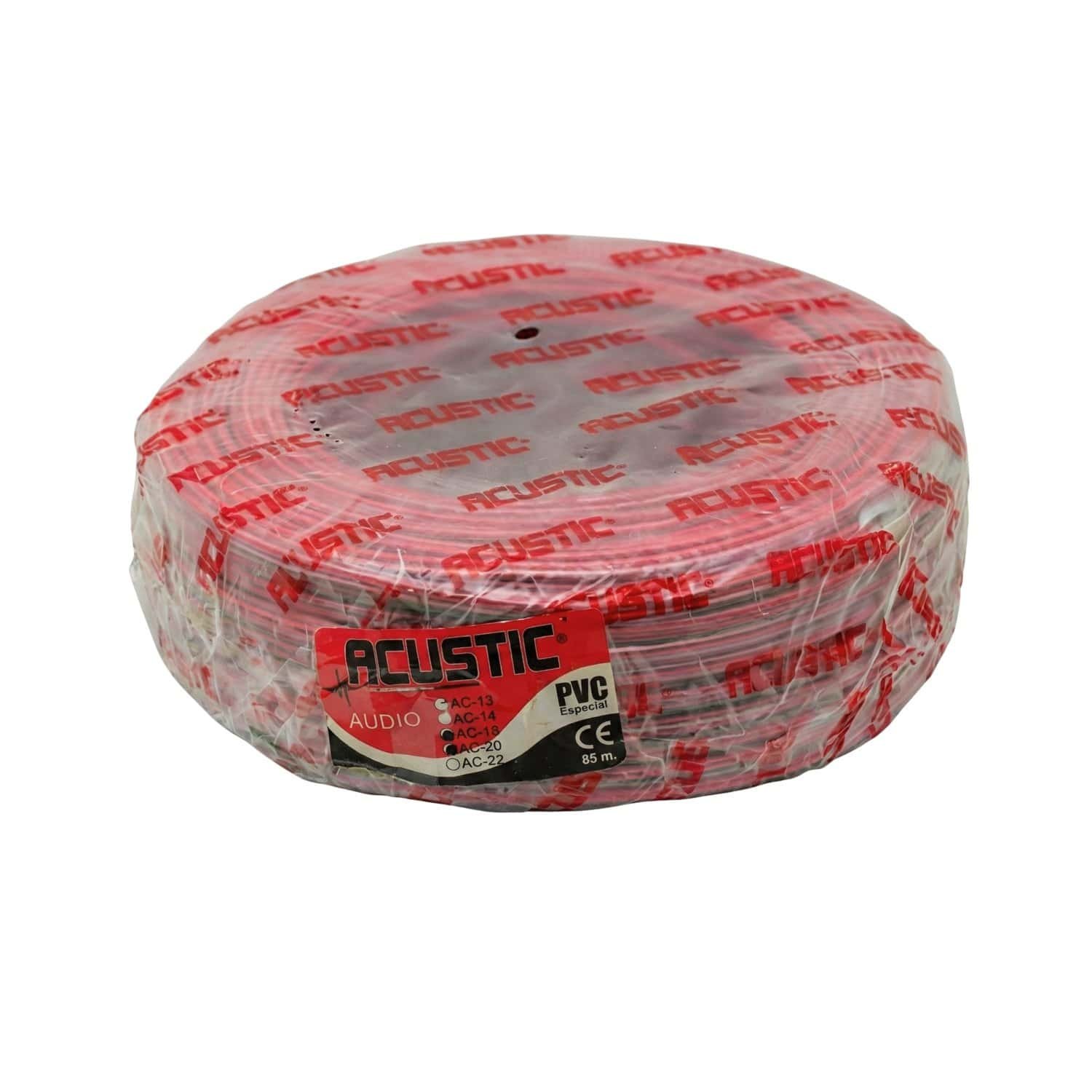 Cable Rojo y Negro #20 x 85 mts AC-20-85MT ACUSTIC - Imagen 2