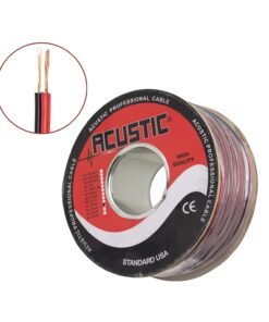 Cable Mellizo #18 Para Audio Cristal 100 M Rojo/Negro AC-2X18 ACUSTIC