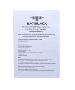 Mihaba BT-1215A6-2 Batblack