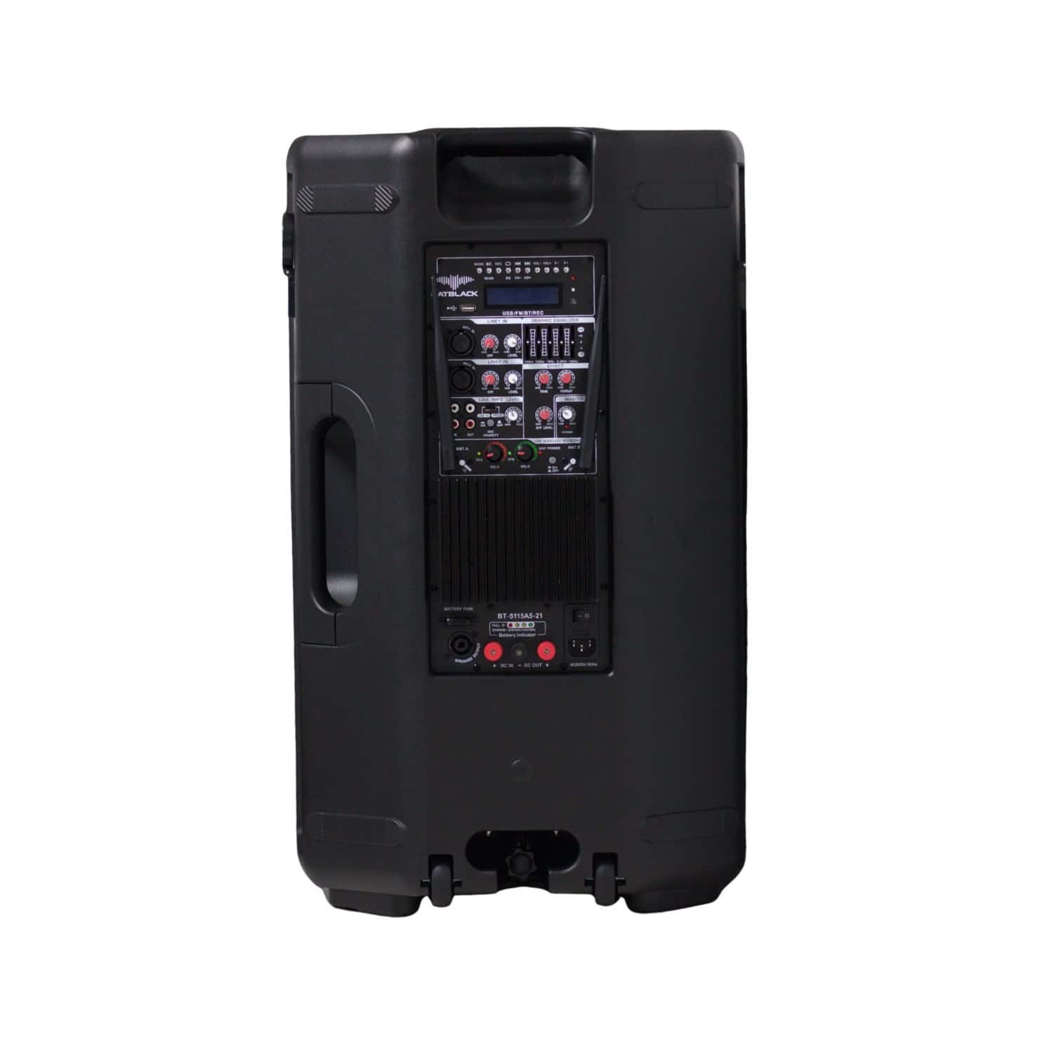 Parlante/Gabinete Activo 15" 10000W c/ USB/BT/FM/EQ/TWS BT-5115A5-21 BATBLACK - Imagen 4