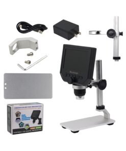 Mini Microscopio Digital Portátil Con Base 1-600X