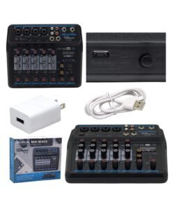 Mezcladora de 6 Canales con Interface a PC PZ-U6 BT