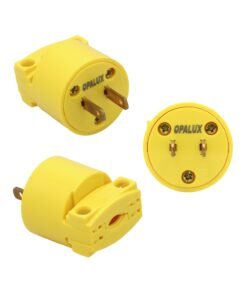 Enchufe Tipo Leviton 15A Amarillo U38N/2P OPALUX