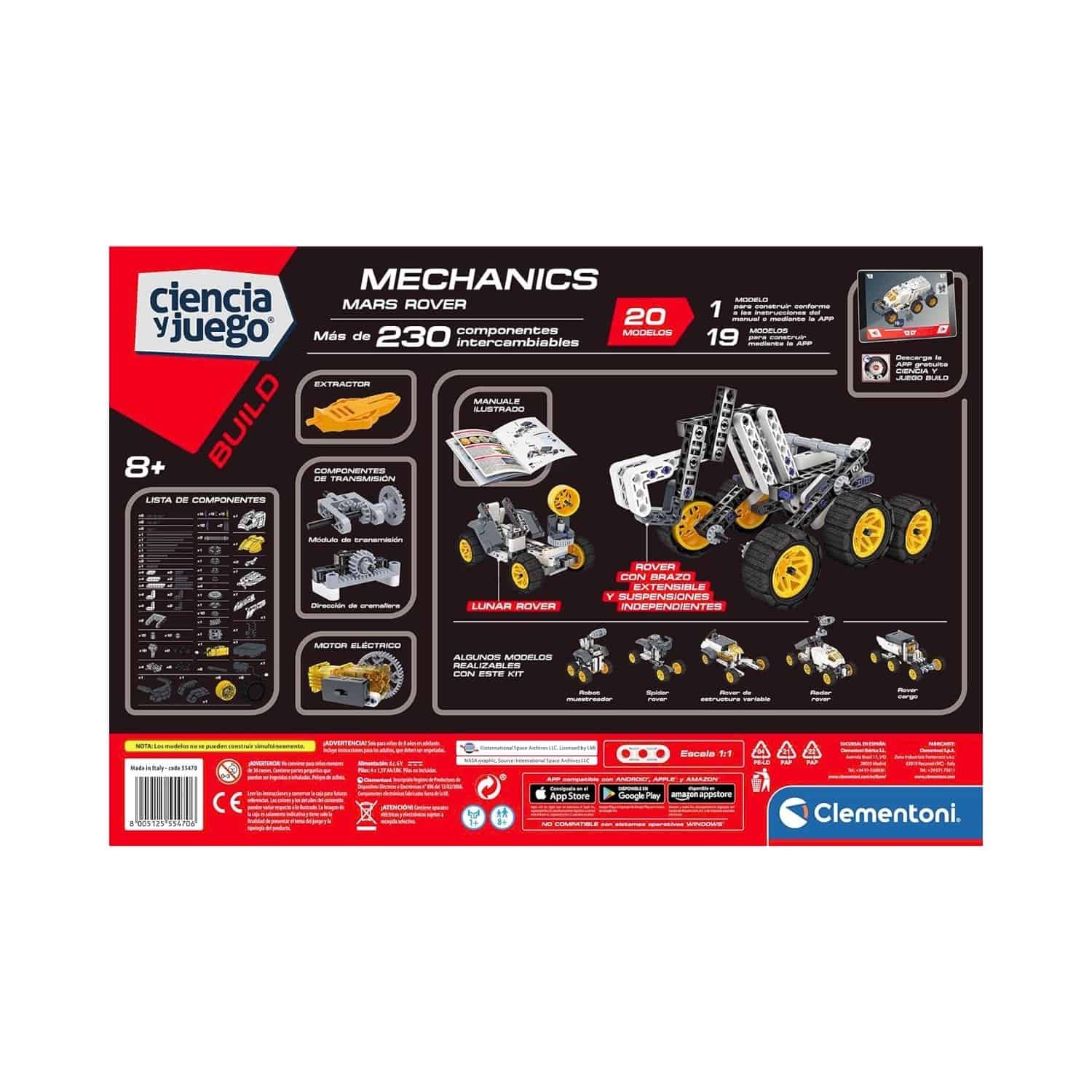 Juguete Armable Mars Rover 55470 CLEMENTONI - Imagen 10