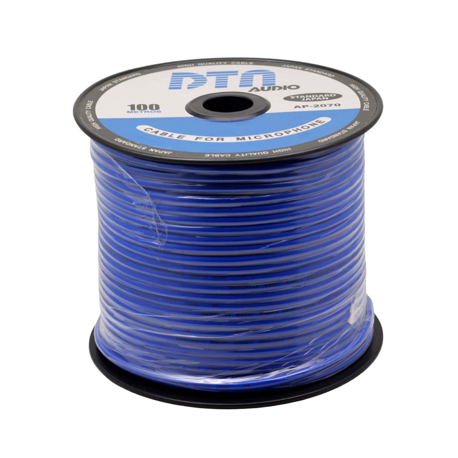 Cable Microfono Stereo Azul 100 mts AP-2070AZ DTN AUDIO - Imagen 2