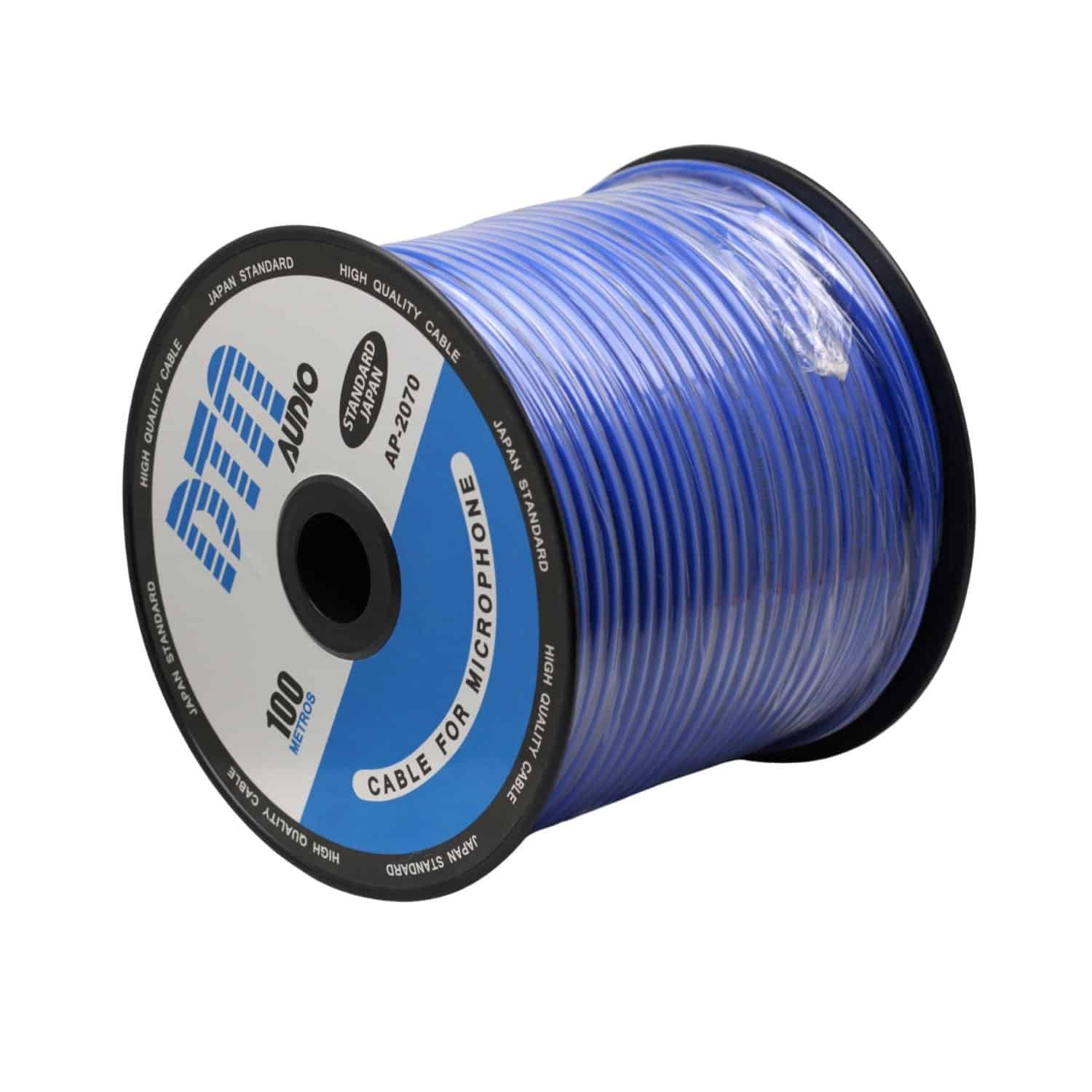 Cable Microfono Stereo Azul 100 mts AP-2070AZ DTN AUDIO - Imagen 4