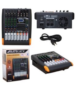 Consola Amplificada 650W (325W X2) 4 Canales BT-1264 BATBLACK