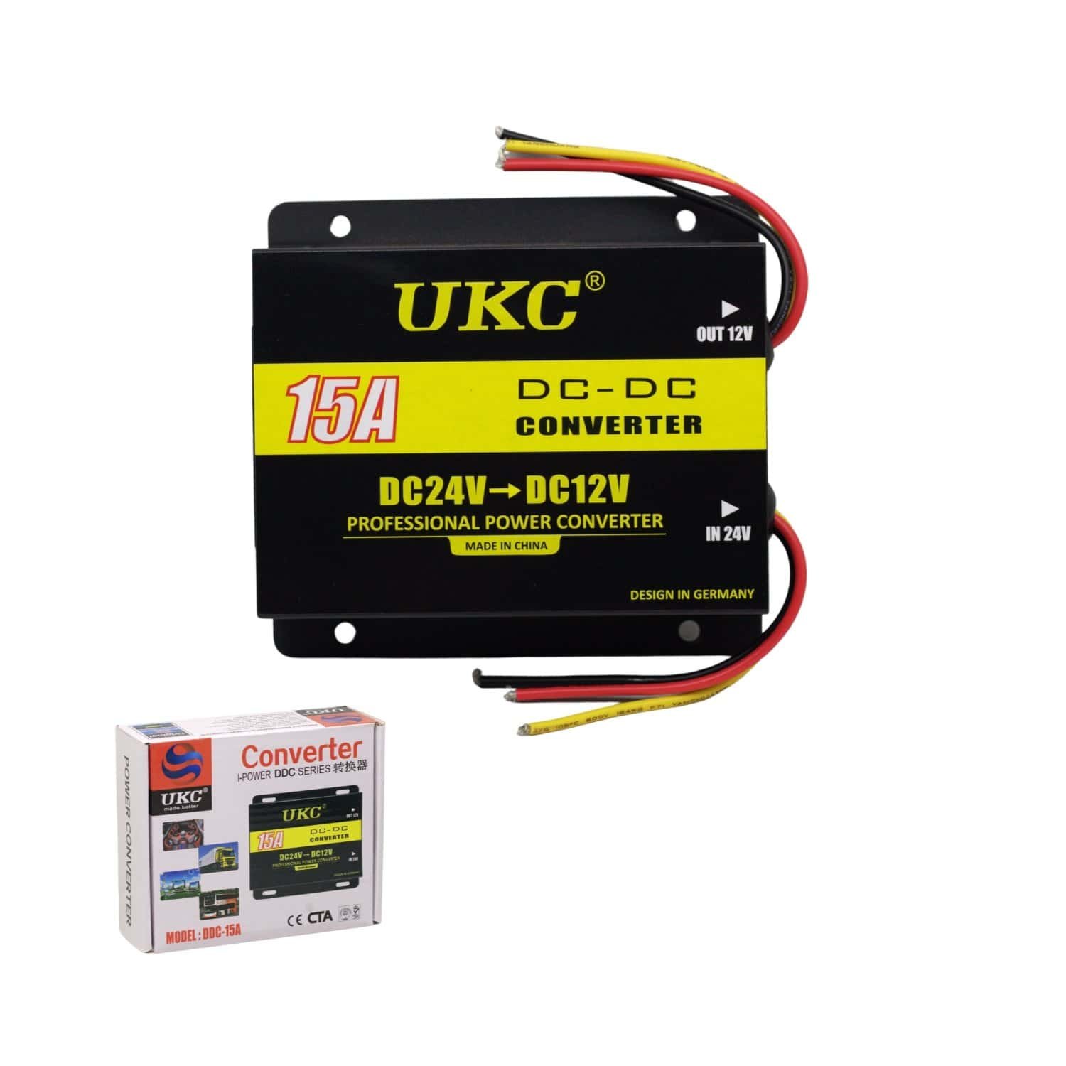 Reductor de Voltaje 24V a 12V 15A DDC-15A UKC