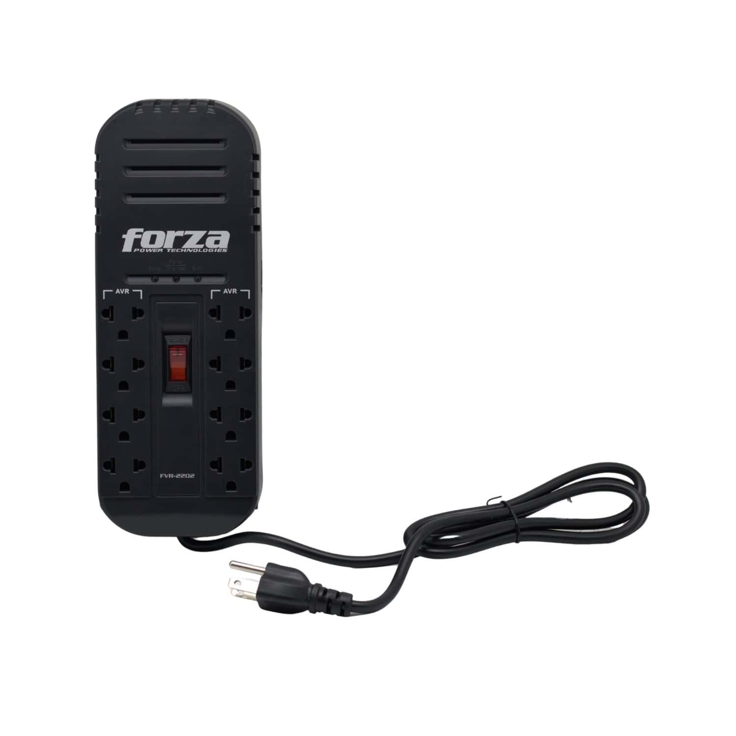 Estabilizador 8 Tomas 2200va/1100W 220V FVR-2202 FORZA - Imagen 2