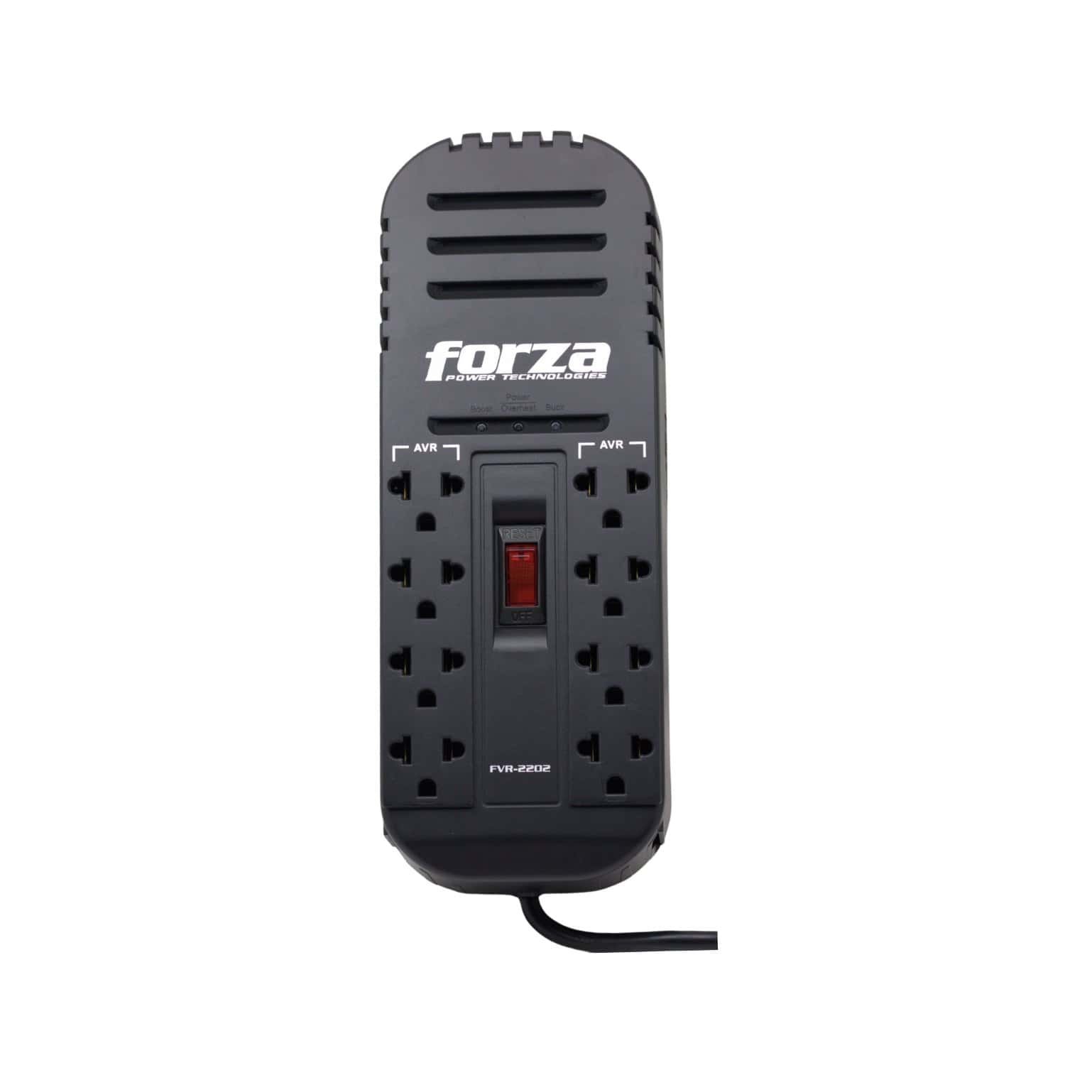 Estabilizador 8 Tomas 2200va/1100W 220V FVR-2202 FORZA - Imagen 4