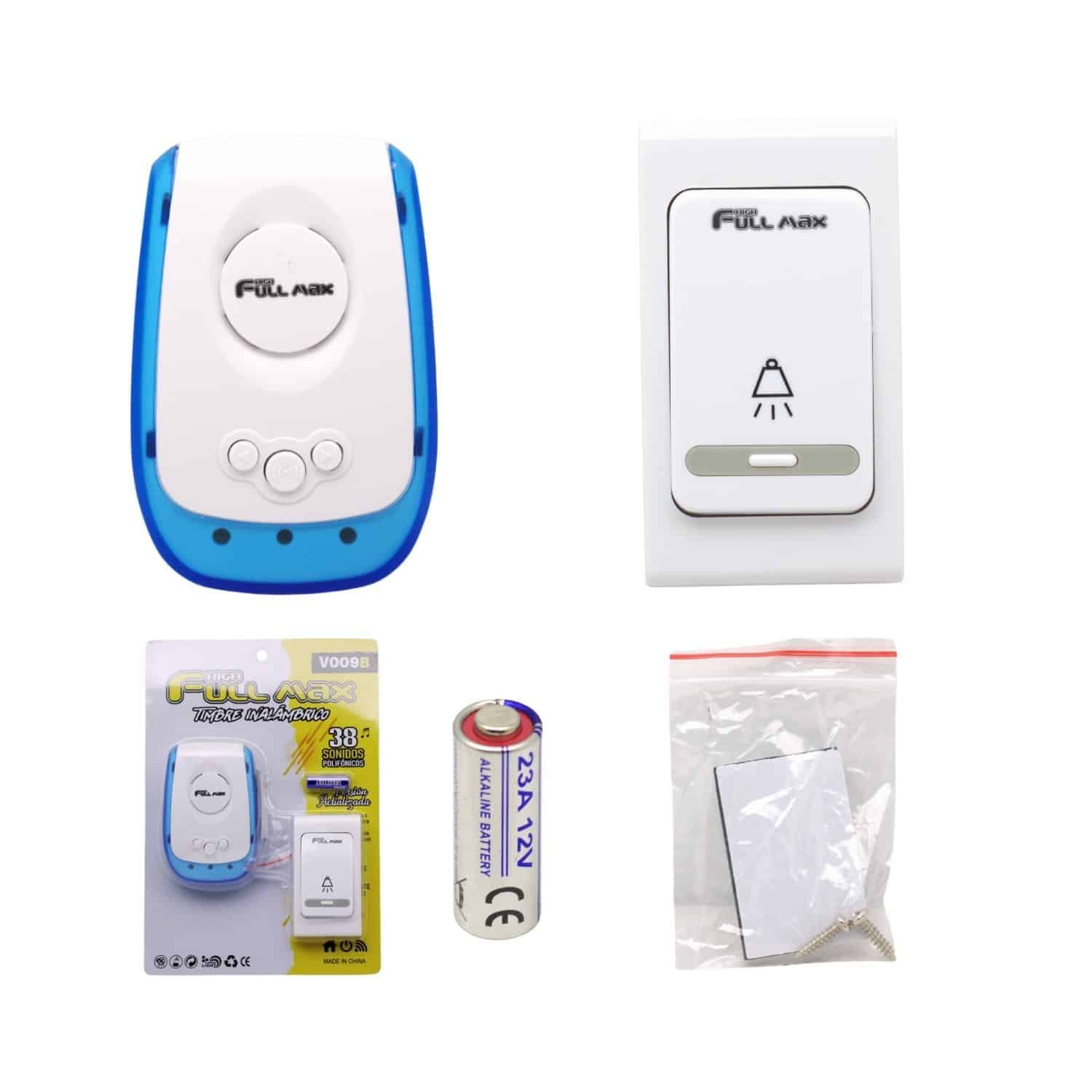 Timbre Inteligente Inalámbrico 220V Para Hogar V009B