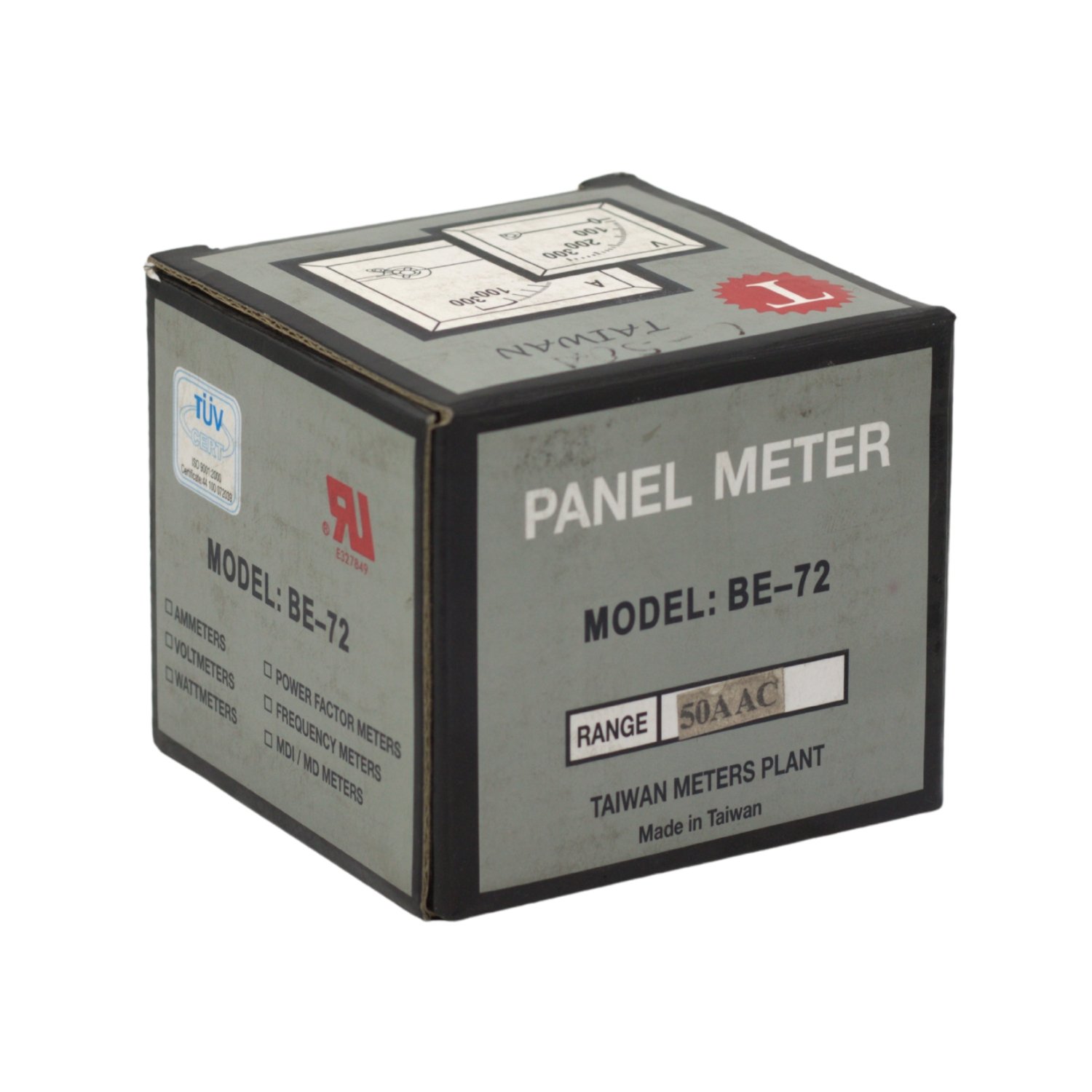 Amperímetro Analógico 72x72mm 0-50-100A /5A BE-72 050A STRONGER - Imagen 7