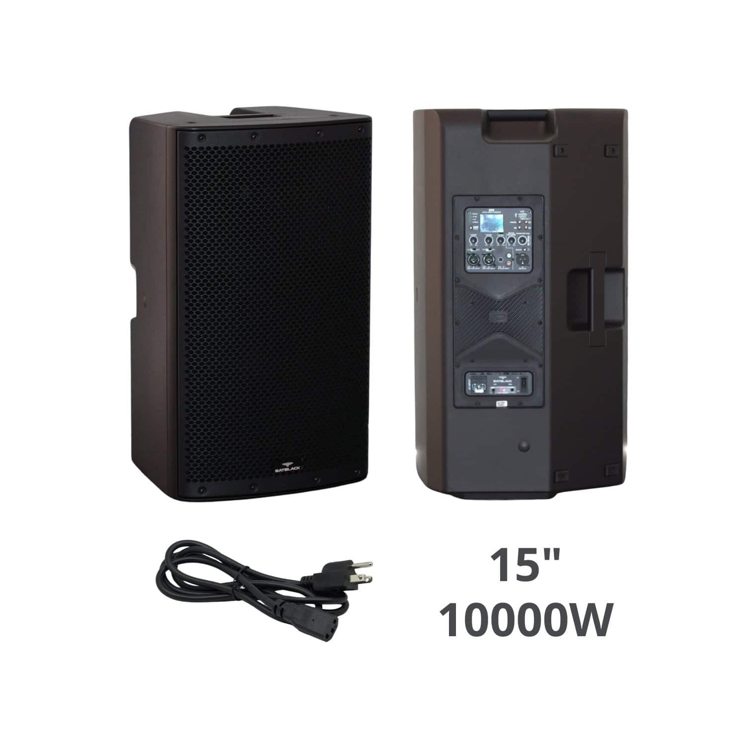 Gabinete Activo de 15" 10000W 220V 135Db 1.5KHz BT-PR1530D BATBLACK
