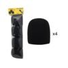Esponja de Micrófono Negro Set x 4Pcs EM-MIN ALL SOUND